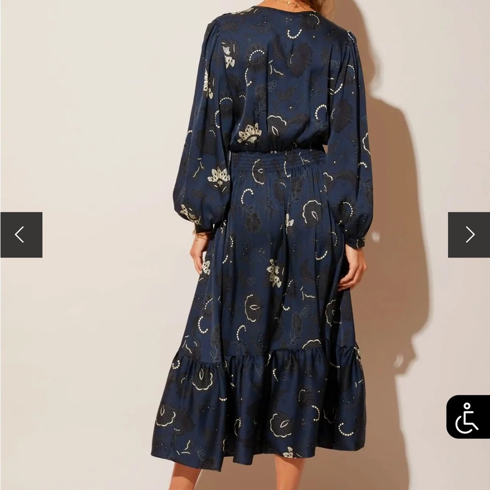 Tucker Navy Floral Dress - Picture 3 of 4